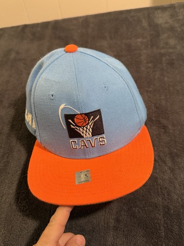 Cleveland Cavaliers NBA Mitchell & Ness Cap Hat Blue Throwback Logo Retro Cavs - Picture 2 of 7