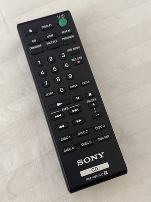 GENUINE SONY RM-ASU100 5 DISC CD CHANGER REMOTE - CDP-CE500