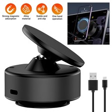 360  Universal Vacuum Electric Magnetic Suction Car Phone Mount Rotation Holder
