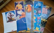 5 VinTagE TOWER RECORDS CALENDAR POSTERS