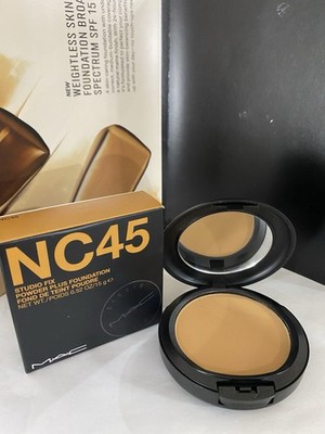 MAC Studio Fix Powder Plus Foundation, 0.52 OZ, Original / Old Formula ~ NC45