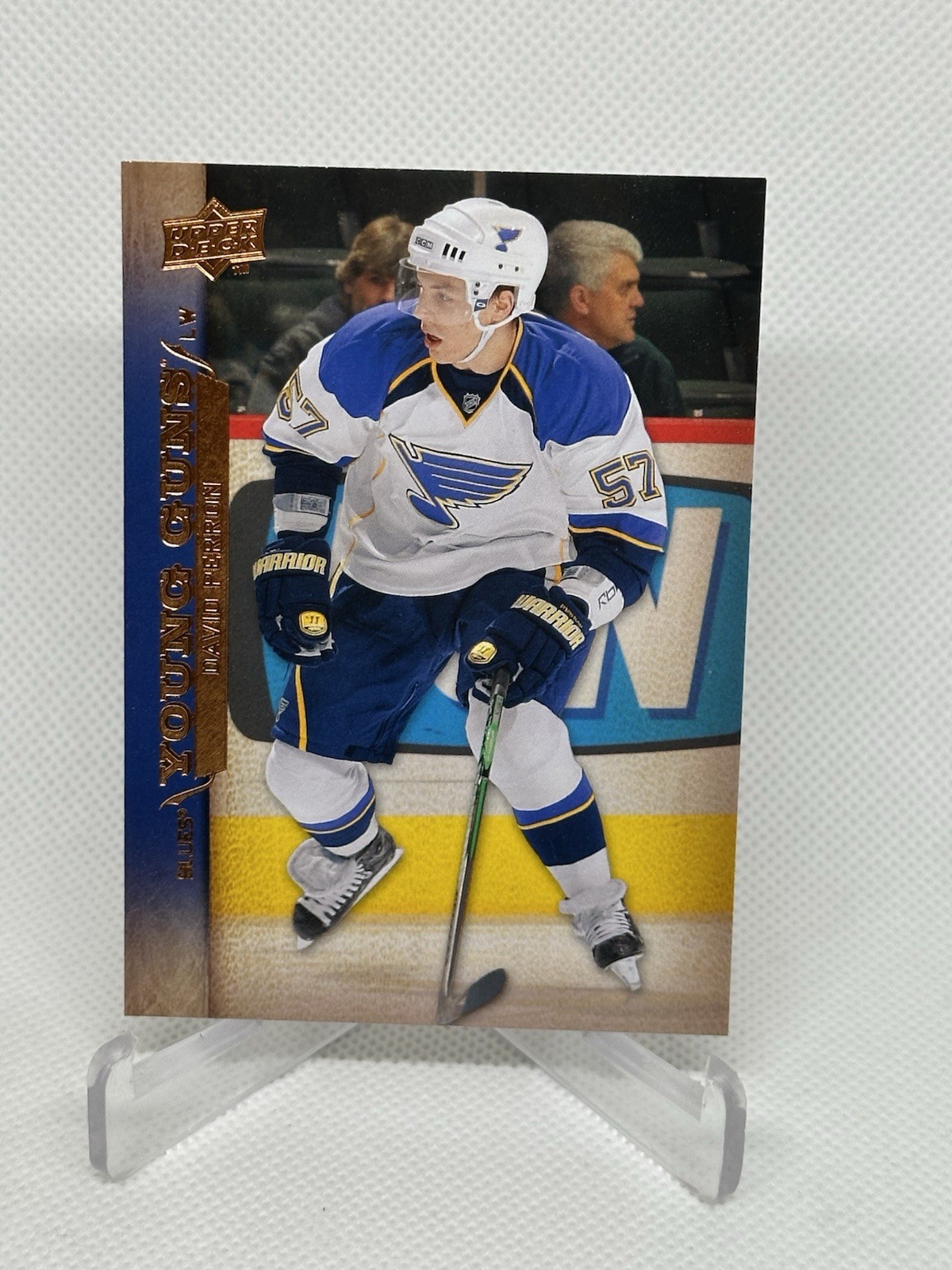 2007-08 Upper Deck Young Guns David Perron Rookie St. Louis Blues #496