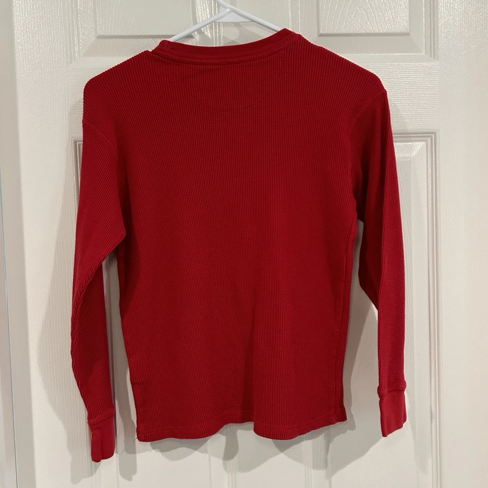 Cherokee Faded Glory Niños Manga Larga Gráfico Camisetas Paquete Talla M Rojo Marrón Foto 4 de 4