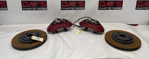 2016 Cadillac ATS-V Coupe Front Brembo Brake Calipers & Rotors OEM