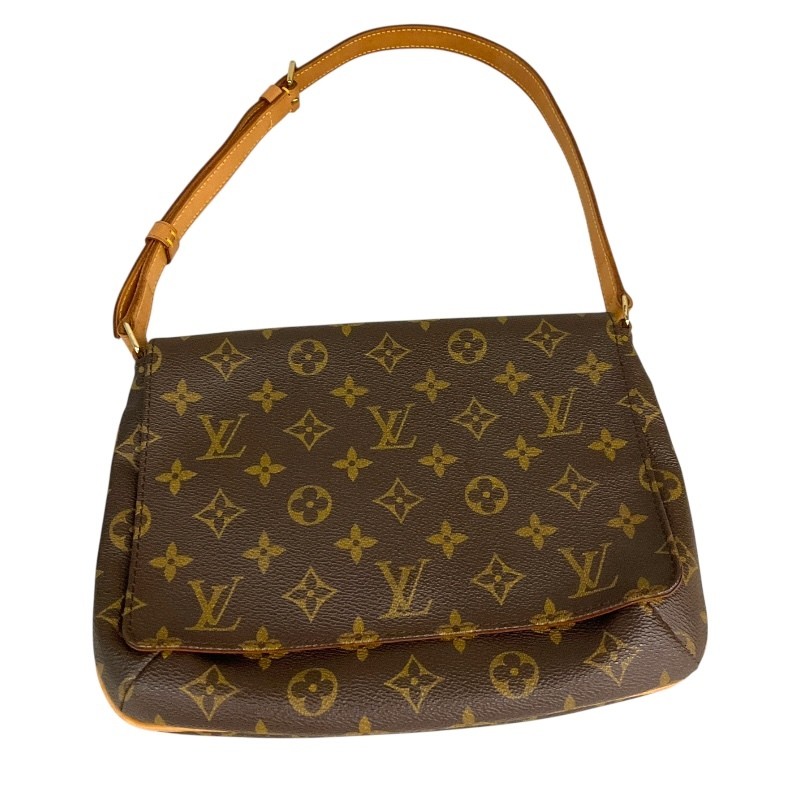 LOUIS VUITTON Musette Tango Short M51257 Brown Monogram Canvas Shoulder Bag Ladi