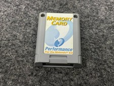 Performance Memory Card For N64 Nintendo 64 Gray - Tested  Working