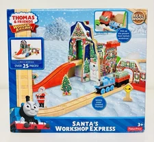 Santa's Workshop Express Thomas & Friends Wooden Railway Complete w/ Box DKL90