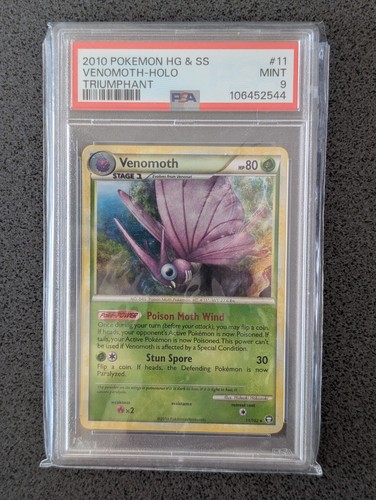 Venomoth graded PSA 9 for sale on eBay