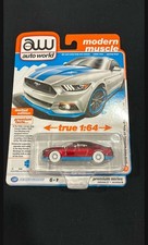 1/64 Auto World 2016 Ford Mustang Red Metallic Diecast Car Chase