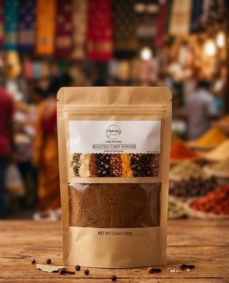 Roasted Curry Powder Sri Lankan Spice Mix 100g Authentic Natural Blend