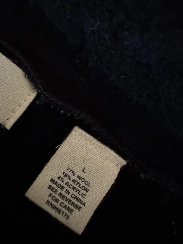 Cardigã Anthropologie Feminino Dormindo na Neve Suéter G Grande Preto Patch Verde - Imagem 3 de 4