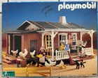 Vtg Playmobil 3769 Farmhouse Chickens Furniture Family Western Homestead 1991