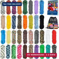 36 Colors 10ft Paracord 550 Combo kit, Paracord Bracelets Making kit - Multifunc