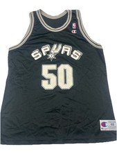 Vintage San Antonio Spurs Jersey Mens 48 NBA Basketball Champion Robinson 50