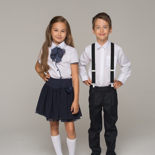 Buyless Fashion Adjustable 2 Pack Suspenders for Kids Elastic 1" - Y Back Design - Picture 7 of 210