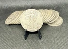 Full Roll (20) 90% Silver Walking Liberty Half Dollars (Circulated Condition)