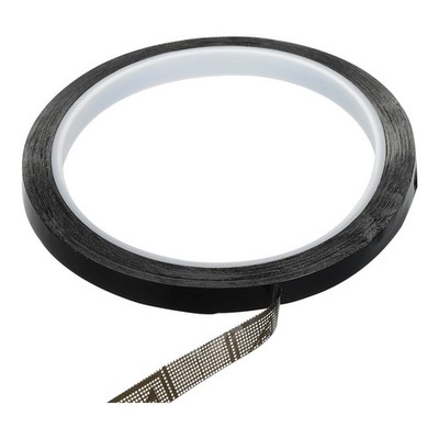 Antistatic Grid ESD Tape 2.36 Mil Thick 5/16 Inch x 39 Yards Black,