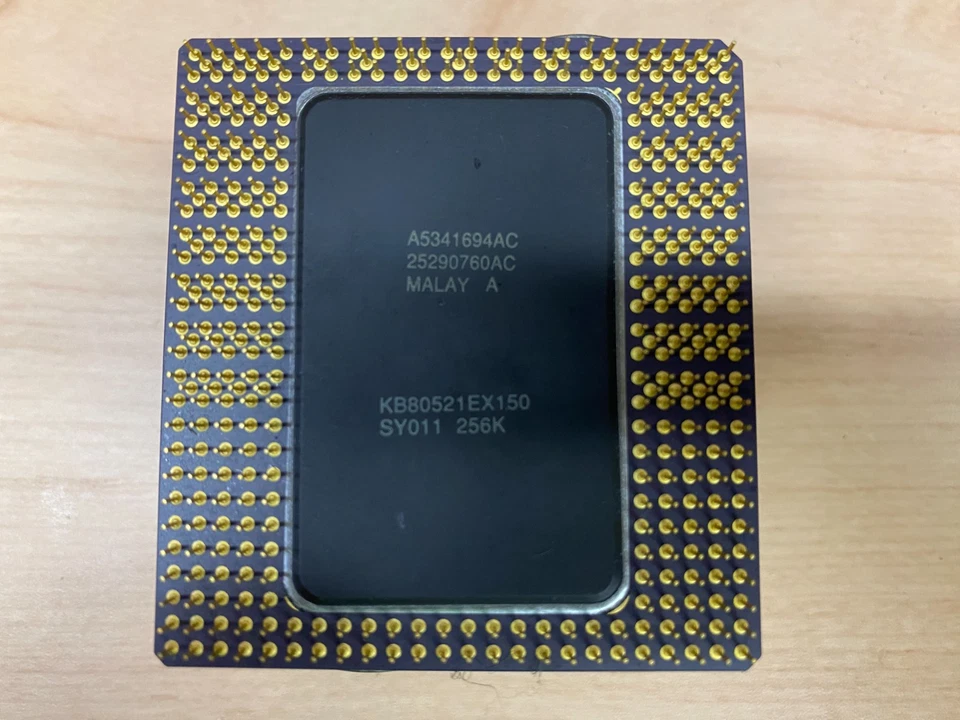 Intel Pentium Pro 150 MHZ SY011 256K KB80521EX150 Very Rare Vintage (LOT) - Image 2 of 4