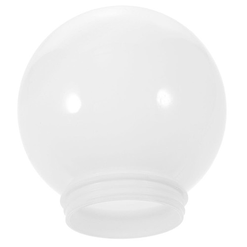 Round White Globe Spherical Lampshade Sphere Outdoor Light Cover for Wall - Picture 3 of 12