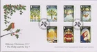 GB ALDERNEY 2017 Christmas The Holly & Ivy SG A614-620 FDC WEIHNACHTEN NOEL XMAS