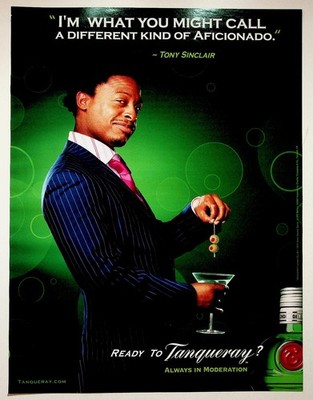 Tanqueray Tony Sinclair Martini Gin 2007 Advertising Print Barware Collectible