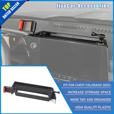 Central Dashboard Storage Box Tray W/ Phone Holder For Chevy Colorado CANYON 23+
