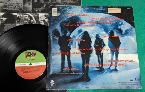 Mr. Big - Bump Ahead BRAZIL 1st Press Lp Promo 1993 Atlantic - Image 2 of 2