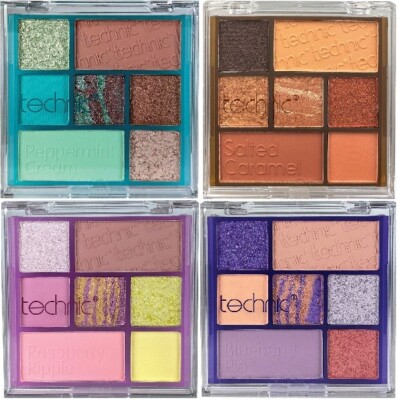 7 Farben Lidschatten Palette von TECHNIC In 4 Combo's