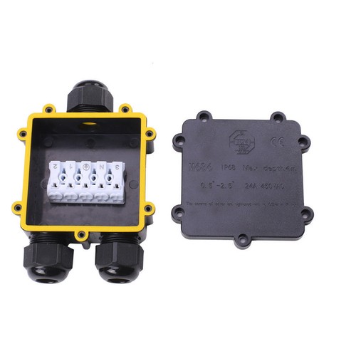 2/3/4Way Waterproof Electrical Junction Box Cable Connector Wire IP68 Outdoor UK - Picture 31 of 36