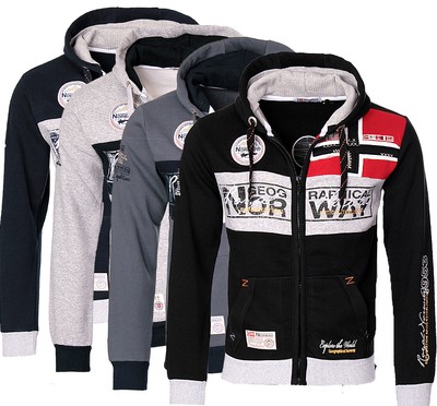 Geographical Norway Herren Sweat Jacke FVSB sweatshirt Geographical Norway Herren Hoodie Jacke Flyer: