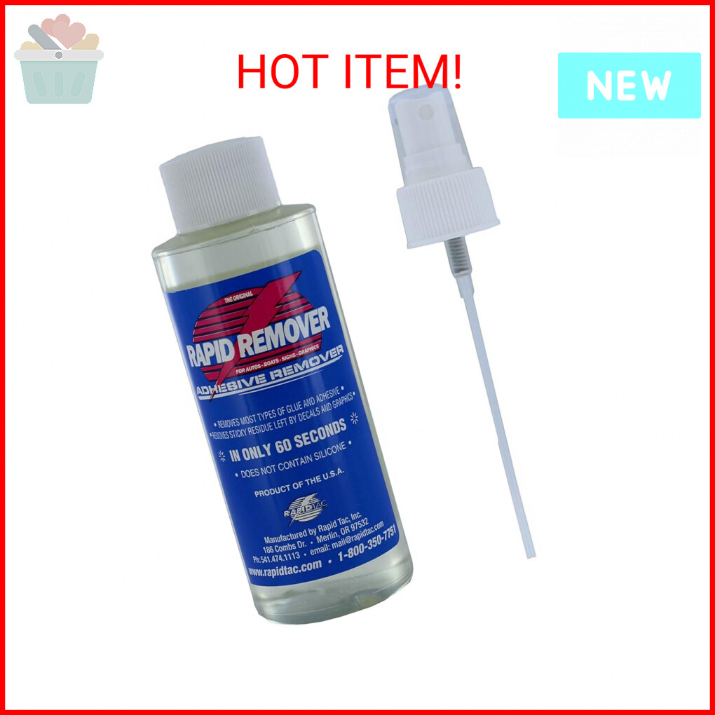 RapidTac Rapid Remover Adhesive Remover for Vinyl Wraps Graphics Decals