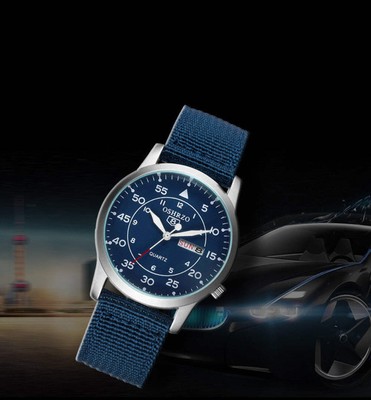Stylish Men's Waterproof Quartz Watch with Week and Calendar Display