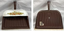 Vintage Metal Spice Of Life Brown Dust Pan Ballonoff Cleveland USA Veggies