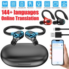 Ai Realtime Translation Wireless Earbuds Translator Headset For iPhone 15 14 13