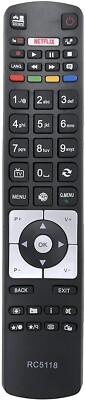 RC5118 Remote f??r Hitachi 48hk6t64u 32hb6j41u 10099458 49hgt69u 32HE1510W
