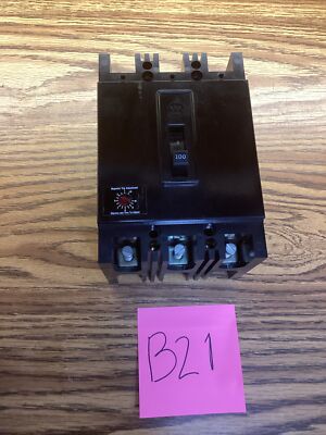 Westinghouse 1268C14G04 Circuit Breaker 3P 600VAC 100A (#1)