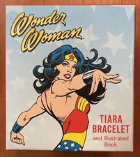 Wonder Woman Tiara Bracelet and Illustrated Book