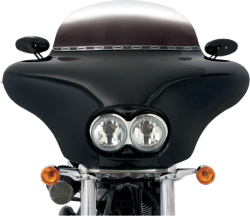 Memphis Shades Black Paintable Batwing Fairing 08-17 Harley DYNA FXDF Fat Bob - Photo 4 sur 5