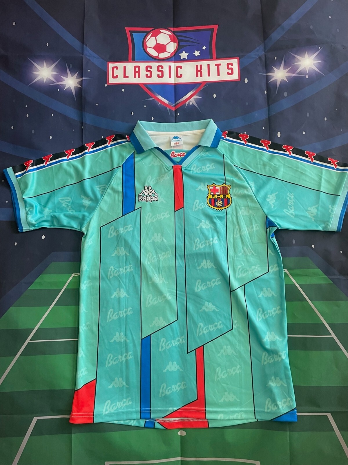 Ronaldo 96-97 FC Barcelona Away Retro Jersey #9 평창군관광협의회