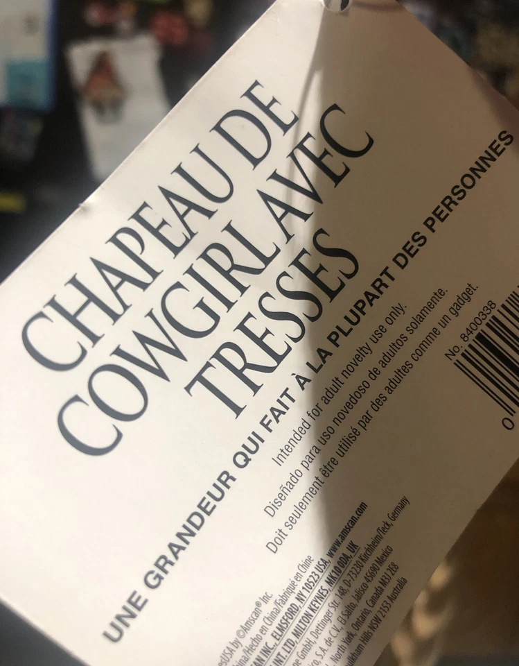 牛仔红帽带金发编织 — 第 3/4 张图片