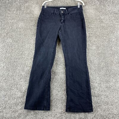 Lee Women's Riders By Lee Mid Rise Bootcut Black Riders By