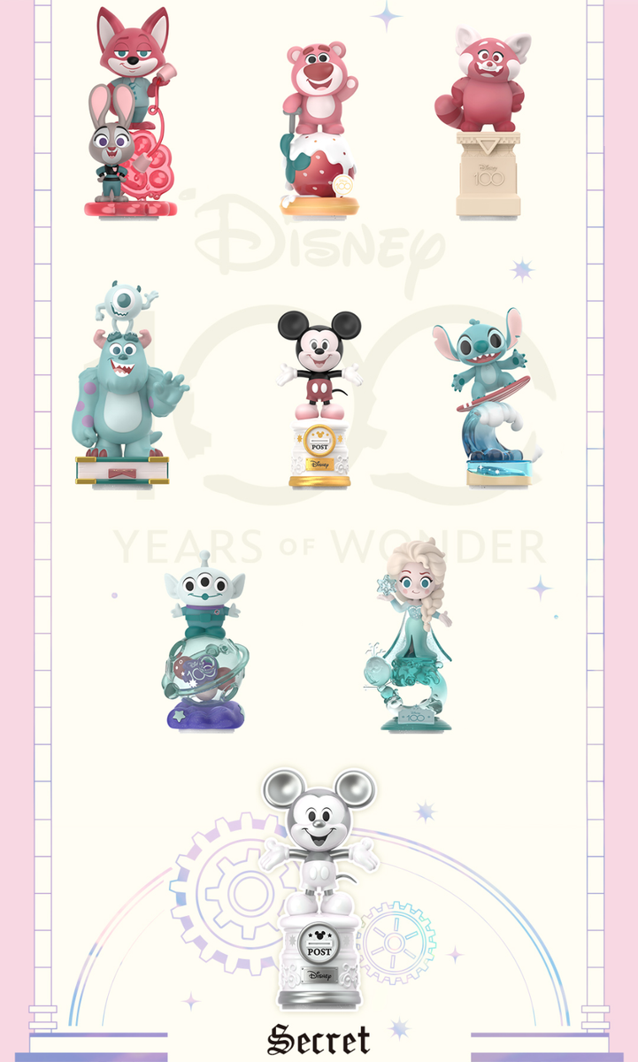 TOPTOY Disney 100th Anniversary Series Confirmed Blind Box