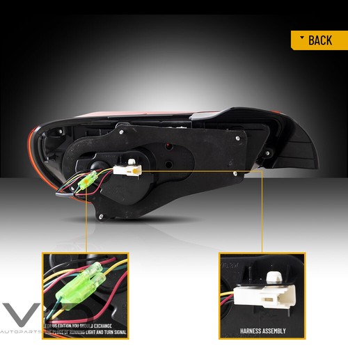 VLAND LED Tail Lights For 2012-2020 Toyota 86 GT86 & Subaru BRZ & Scion FRS Lamp - Picture 9 of 13