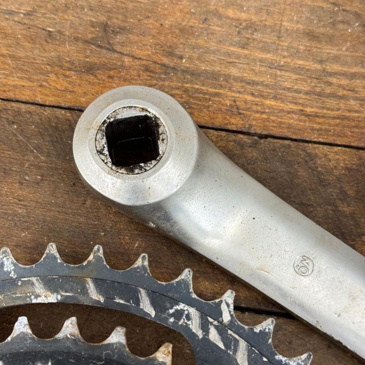 Vintage Shimano Deore XT FC-M730 Crank Set 175 mm Pantograph
