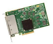 LSI00276 LSI SAS 9201-16e 16-Port Ext. PCIe 6Gb/s SATA SAS HBA Controller Card.