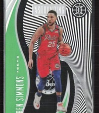 2019-20 Panini Illusions #8 Ben Simmons Astounding White Gold (R)