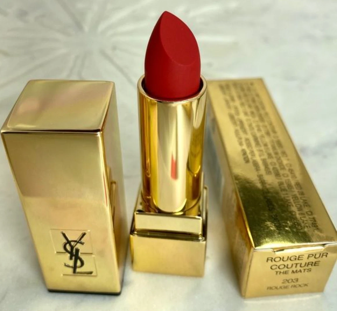 Yves Saint Laurent Rouge Pur Couture The Mats 203 Rouge Rock eBay