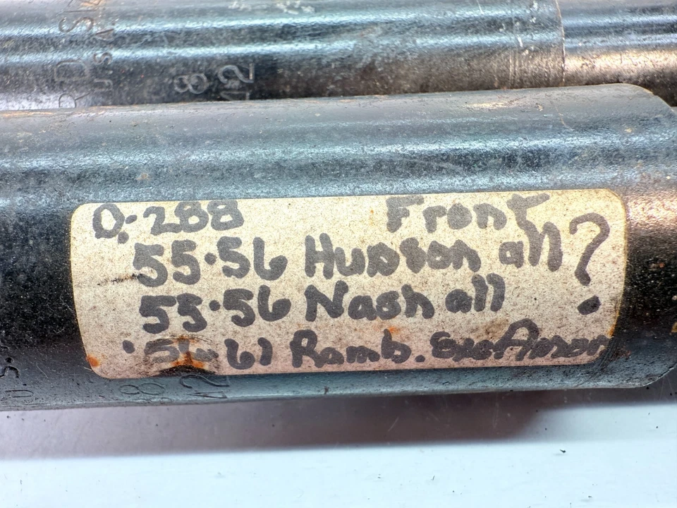 NOS 1955 - 1956 HUDSON NASH RAMBLER 一对前减震器 D-288 55 56 57 58 59 B56-3 — 第 4/4 张图片