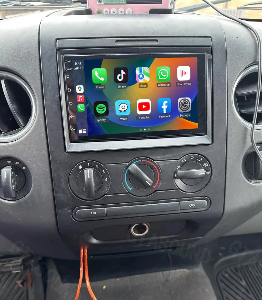 Android 13 Carplay Car Stereo Radio FM GPS WiFi For Ford F150/250/350 2004-2014 Foto 2 de 4