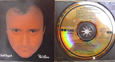 Phil Collins- No Jacket Required- WEA 1985- Gold-CD